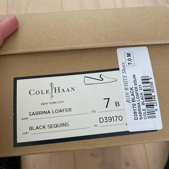 Cole Haan black sequin loafers - Picture 11 of 13